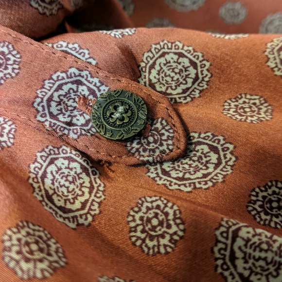 ROZ & ALI Dressy Button Down Blouse - Picture 8 of 8